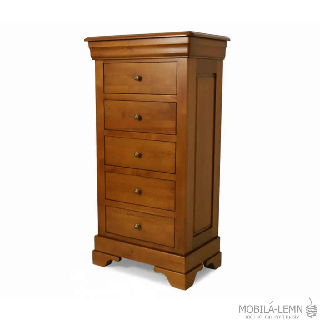 Comodă înaltă de living cu 6 sertare_2.webp