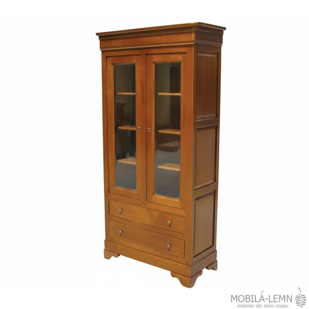 Vitrină 2 sertare mari Louis Philippe_2.webp
