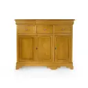 Comodă 3 uși și 3 sertare din lemn de stejar