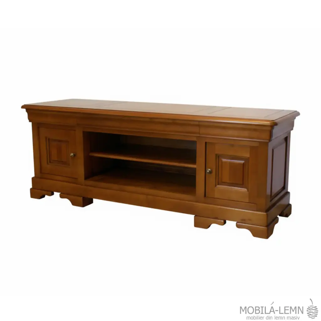 Low TV cabinet with 3 drawers and 2 doors