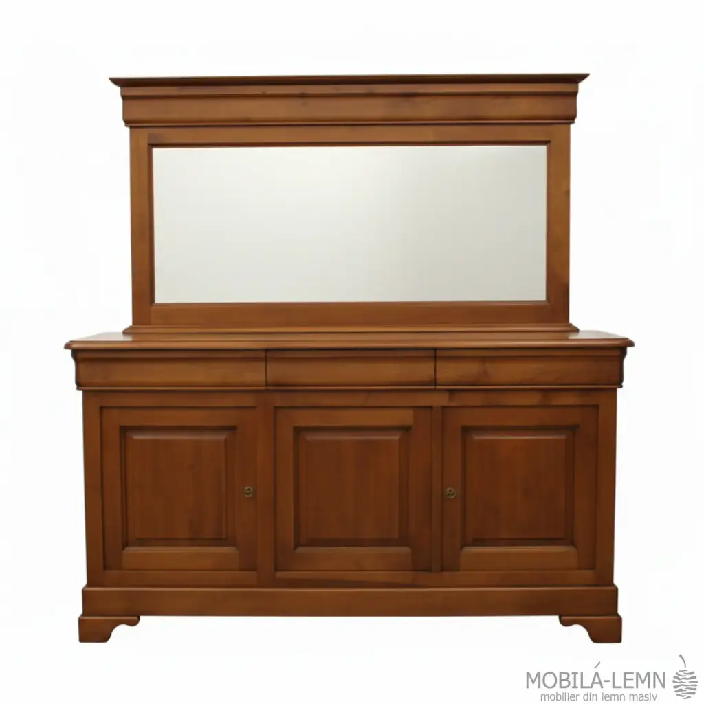 Dresser with mirror