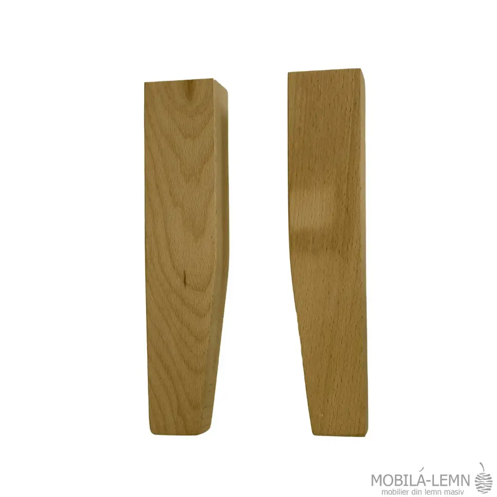 Conical beech leg 290x60x50 mm