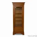 Louis Philippe 1-door and 1-drawer display cabinet