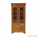 Louis Philippe 2-drawer large display cabinet