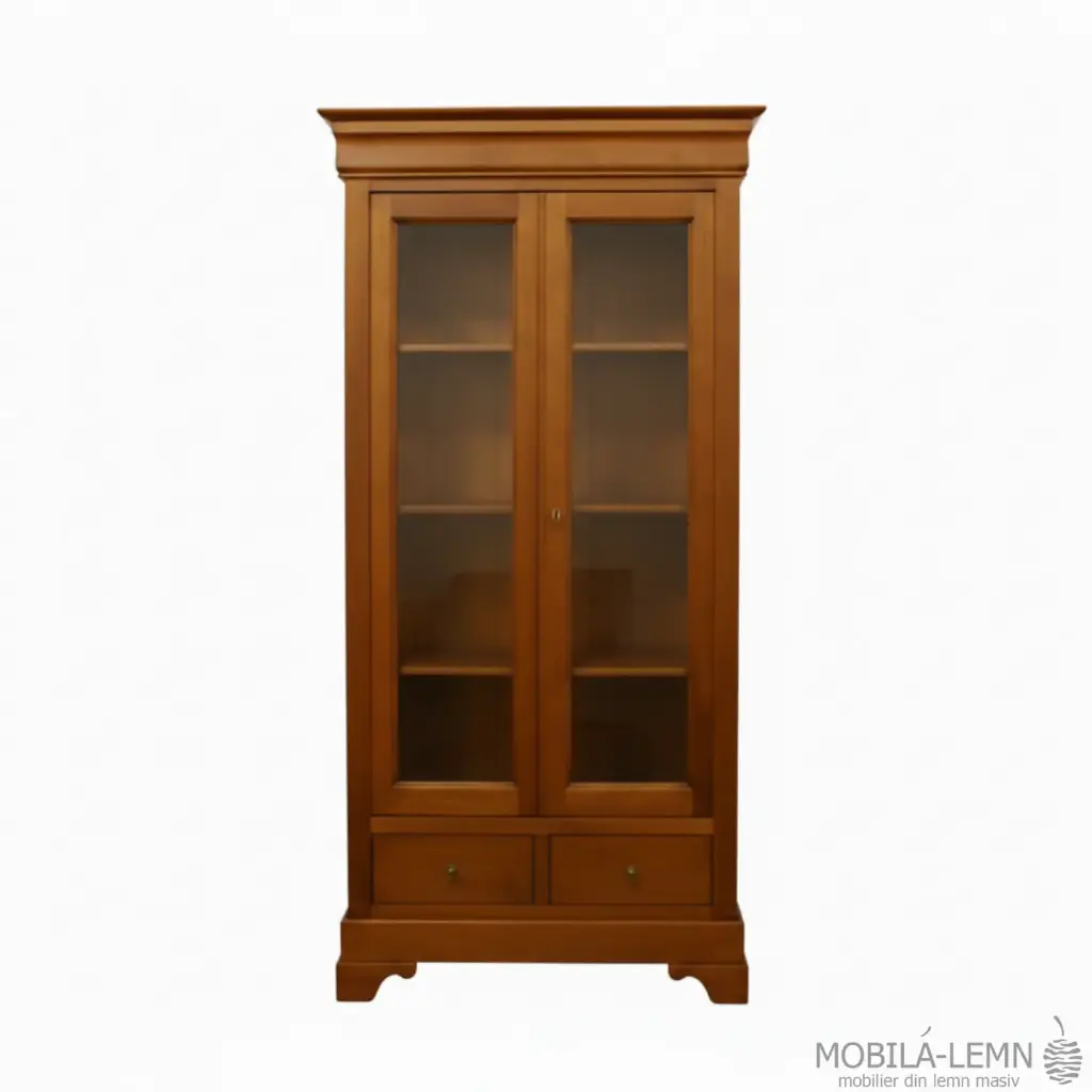 Louis Philippe 2-door display cabinet