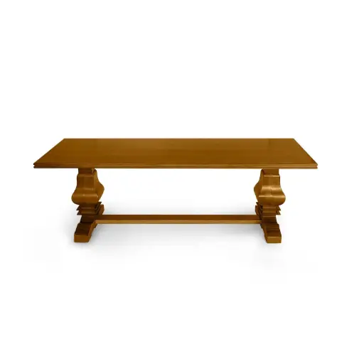 Solid oak ornamental table